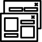 Pagine web sovrapposte